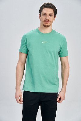 Camiseta Masculina Acostamento Sport UV Verde Tropical 2124