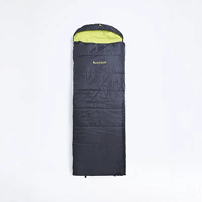 Saco de Dormir Hawapi Allpa Preto e Verde Limão