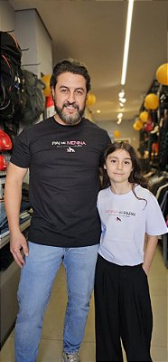 Camiseta Casual Acostamento Pai De Menina Preto 2088