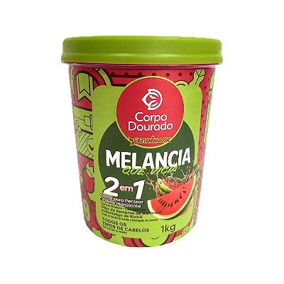 Creme de Pentear e Hidratar 2 em 1 Melancia Q Vicia Pote 1Kg