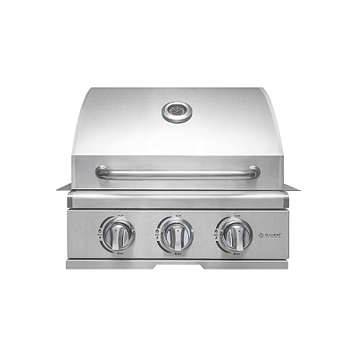 Churrasqueira a Gás Alluma Essential Em Inox  de Embutir - 3 Queimadores