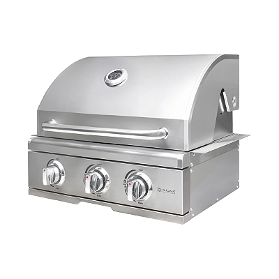 Churrasqueira a Gás Alluma Essential em Inox de Embutir - 3 Queimadores - A300ESS