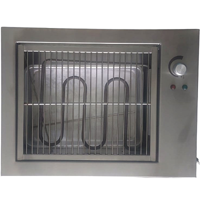 Churrasqueira Elétrica em Inox de Embutir - 1800 Watts - 110V