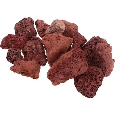 Pedra Vulcânica Premium Para Lareira ou Churrasqueira de 4 a 7 cm - Marrom - 3 Kg
