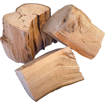 Lenha Frutífera Wood Chunks Para Defumação - Laranjeira - 3 Kg