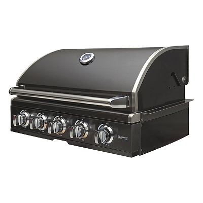 Churrasqueira a Gás Alluma Pro em Inox 304 Black Titanium - 5 Queimadores - A500PROBLACK