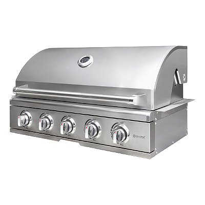 Churrasqueira a Gás Alluma Pro em Inox 304 de Embutir - 5 Queimadores - A500PRO