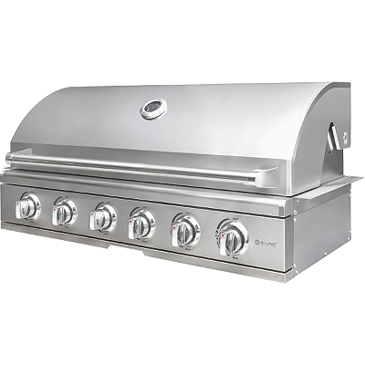 Churrasqueira a Gás Alluma Pro em Inox 304 de Embutir - 6 Queimadores - A600PRO