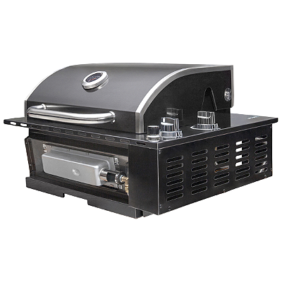 Churrasqueira a Gás Alluma Smokeless em Inox 304 Black Titanium - 2 Queimadores Infrared - A200SMOBLACK