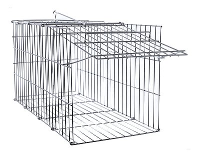 Armadilha Gatoeira Distribuipet Automática Para Gatos Gambas Sarues Modelo DM2025 Desmontável 69X33X35cm Malha 25mm