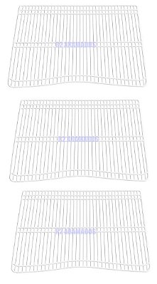 Grade Geladeira Eletrolux Prateleira Dc47 Dc48 49a Dc50 /3un