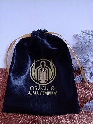 Saquinho de Cetim Borda Simples - Personalizado com a sua Logo ou Marca.