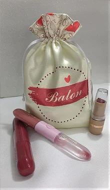 Saquinho de Cetim, Borda Luxo- Personalizado com a sua Logo ou Marca.