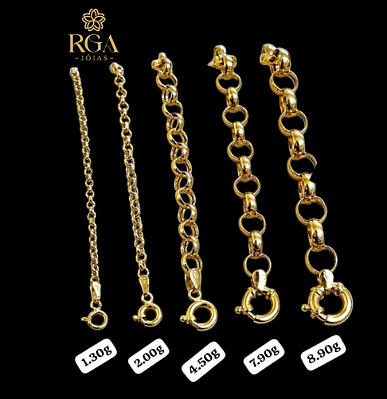 Pulseiras ocas
