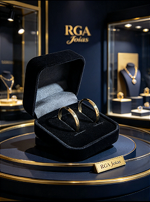 Aliança em ouro 18k