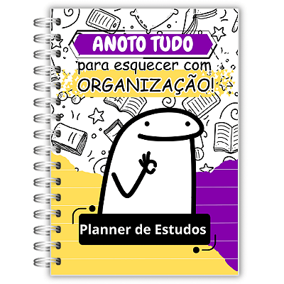 Planner Estudos: Flork Esquecer com Organização