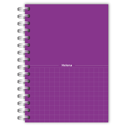Caderno: Minimalista Roxa