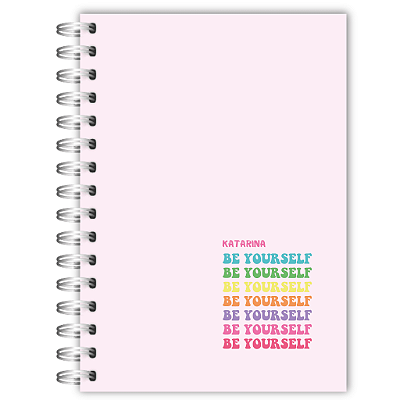 Caderno: Be Yourself - Rosa