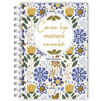 Caderno:  Floral Elementos