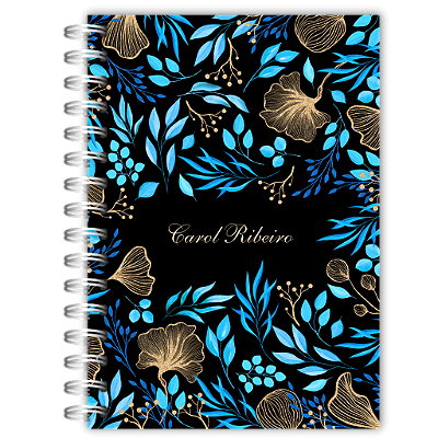 Caderno: Aquarela Azul