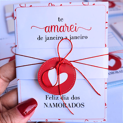 Mini Álbum: Te Amarei de Janeiro a Janeiro - Vermelho