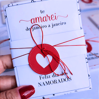 Mini Álbum: Te Amarei de Janeiro a Janeiro - P&B