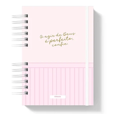 Planner: O Agir de Deus é Perfeito 2026