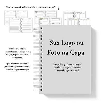Agenda: Seu Logo Aqui - Coleção Color Me