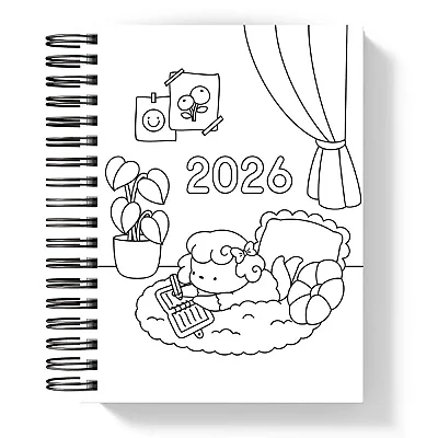 Agenda: Doguinha P&B - Coleção Color Me