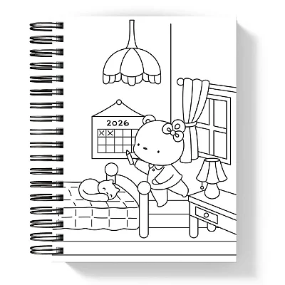 Agenda: Ursinha P&B I - Coleção Color Me