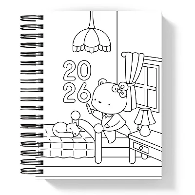 Agenda: Ursinha P&B III - Coleção Color Me