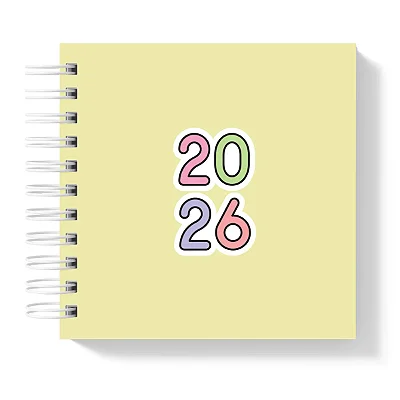 Mini Agenda: 2026 Amarelo I - Coleção Color Me