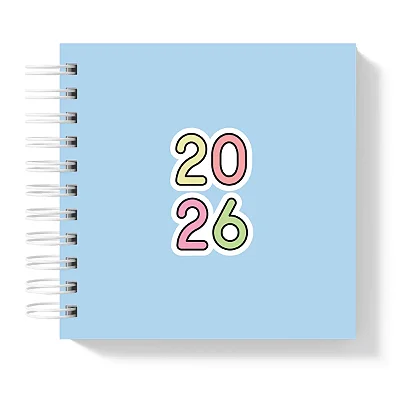Mini Agenda: 2026 Azul I - Coleção Color Me