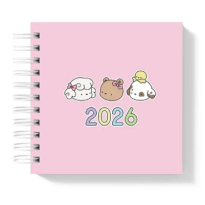 Mini Agenda: 2026 Rosa II - Coleção Color Me