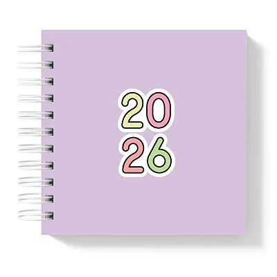 Mini Agenda: 2026 Roxa I - Coleção Color Me