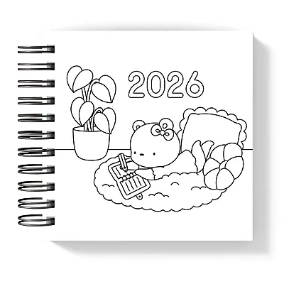 Mini Agenda: Ursinha P&B II - Coleção Color Me