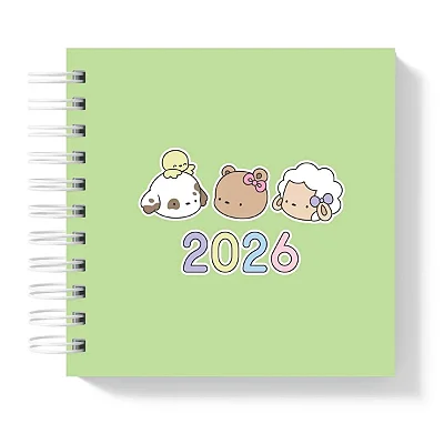 Mini Agenda: Familia Color Verde - Coleção Color Me