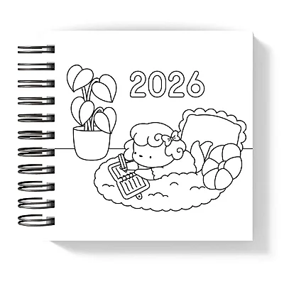 Mini Agenda: Doguinha P&B I - Coleção Color Me