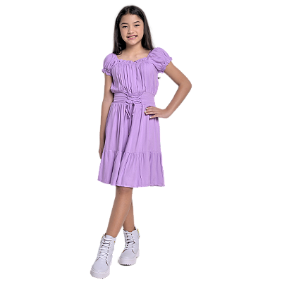 VESTIDO COM AMARRAÇÃO NA FRENTE