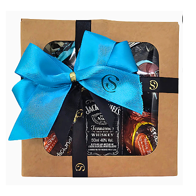 Kit Presente Jack Daniel's Old No.7 50ml e Trufas Cacau Show 30g