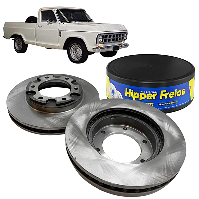 Par Disco Freio Ventilado Dianteiro A10 C10 D10 A20 C20 D20 1980 a 1999