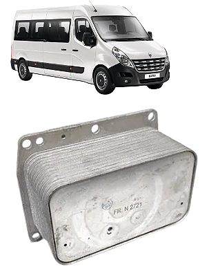 Radiador Oleo Motor Renault Master 2.3 16v 2013 a 2015