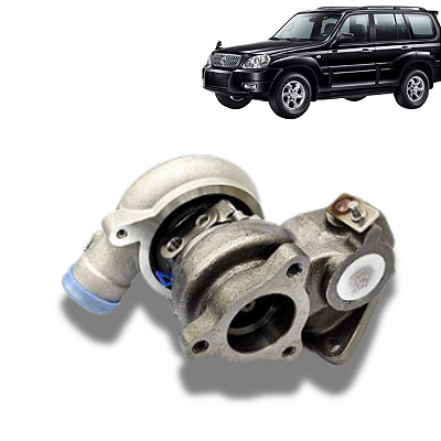 Turbina Motor 4D56 L200 Gls 2.5 1998/2003 Agua E Oleo