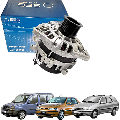 Alternador Palio 1.3 8V Palio Weekend 1.3 16V 2000 Ate 2003