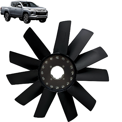 Helice Radiador Mitsubishi L200 Hpe 2.5 2002 2003 A 2025