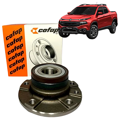 Cubo Roda Com Rolamento Traseiro Fiat Toro 4X2 2016 a 2021