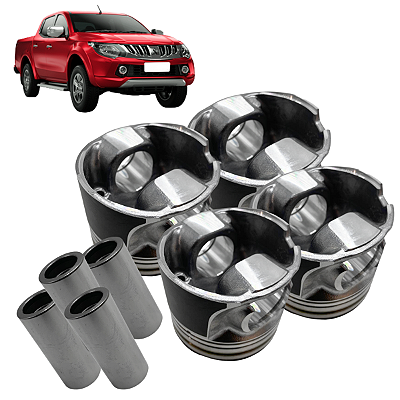 Jogo Pistao Std Mitsubishi L200 Triton 2.4 16V 2016/2020