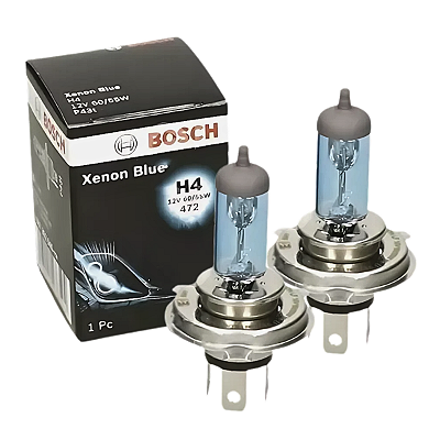 Par Lâmpada H4 12V 60/55W Xenon Blue
