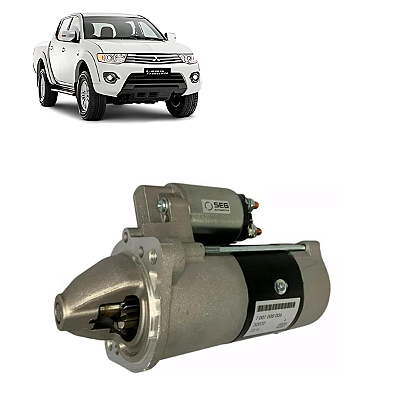 Motor Partida 12v L200 Pajero H100 Hr Bongo