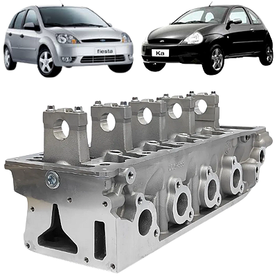 Cabeçote Ford Fiesta Ka Zetec Rocam 1.0 8v Gasolina / Flex